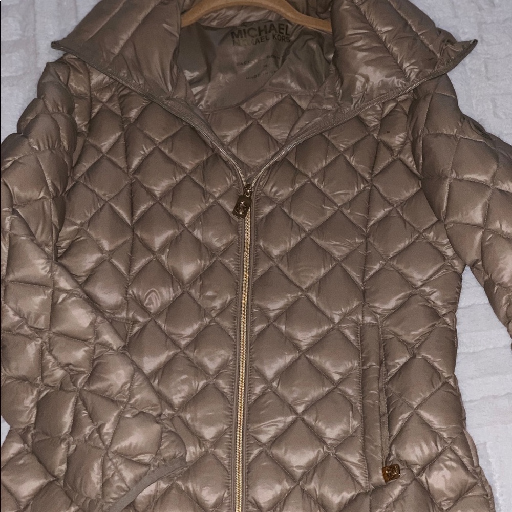 Michael Kors packable down fill jacket